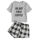 SOLY HUX Women's Pajama Set Cute Graphic Sleepwear