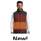$140 Heated Vest for Men, Hunting Work Winter Gift