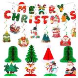 30pcs Christmas Party Decorations Set Christmas Ba
