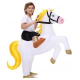 Kids Inflatable Horse Costume Kids Halloween Blow