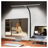 Airlonv LED Desk Lamp with Clamp, 17' Stepless Dim