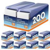 $121 2000 Card Sleeves Top Loaders for Cards, 3' x