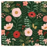 HAOKHOME Floral Wallpaper Boho Peel and Stick Wall