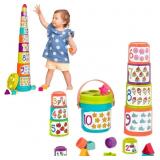 Battat Stacking Cups Shape Sorter, Sort & Stack Ne