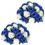 Fake Floral Balls for Centerpieces - 2PCS 11.8' La
