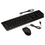 Amazon Basics USB Wired Computer Keyboard and Wire