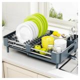 Urackify Extendable Dish Drying Rack for Kitchen C