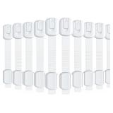 4our Kiddies 10 Pack Baby Proof Cabinet Locks, Chi