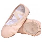 STELLE Ballet Shoes for Girls Toddler Soft Leather