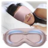 3D Blackout Sleep Mask for Women: Travel Eye Mask