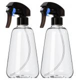 Spray Bottle 2 Pack, 16oz - Ultra Fine Mist, Plant