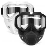 POKONBOY Detachable Masks, Tactical Mask with Gogg