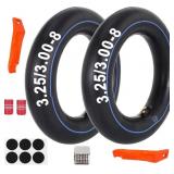 2Set 3.25/3.00-8 Heavy Duty Inner Tube with Repair