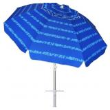 AMMSUN 6.5ft Beach Umbrellas for Sand Portable