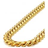 ChainsPro Stainless Steel Mens Cuban Link Chains,