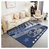Feelyou Football Living Room Rugs for Bedroom Boys