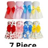 Sanwuta 8 Pieces Dog Dresses for Small Dogs Medium