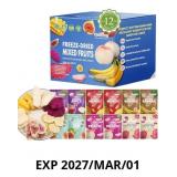 ONETANG Freeze-Dried Mixed Fruit, 12 Pack Single-S