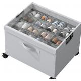 HOUSE AGAIN Shoe Organizer for Closet, Foldable Sh