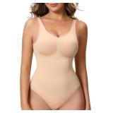 Shapewear Bodysuit for Women, V Neck Halter Brief