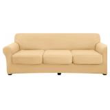 hyha Stretch Couch Covers, Sofa Cover for 3 Cushio