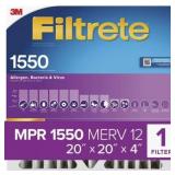 Filtrete 20x20x4 Air Filter, MPR 1000, MERV 11, Al