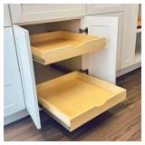 Solid Wood Pull-Out Drawer With Soft-Close Slides