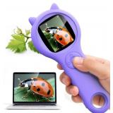 Microscope for Kids - Portable Handheld Magnifying