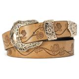 Vintage Country Western Cowgirl Belt for Women