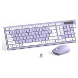 Wireless Keyboard and Mouse Combo, Full-Sized Wire