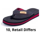 FITORY Men's Flip Flops with Arch Support,Beach Th