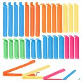 32Pcs Chip Clips, Plastic Bag Clips for Food Stora