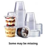 GUSTO 5.5 oz. Portion Cups with Lids 100 Count Des