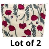 Makeup Bag Large Zipper Make Up Pouch for Purse Tr