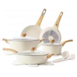 $151 SENSARTE Ceramic Cookware Sets, Pots and Pans