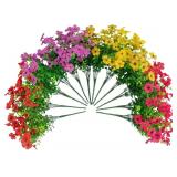 Nearly Natural 13 in Artificial Daisy Bush Set UV-