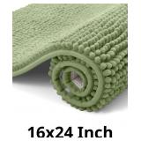 Kitinjoy Non Slip Chenille Bath Mat, Extra Soft Ba