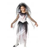 Zombie Bride Costume Girl Medium 8-10