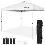 $157 VEVOR Pop Up Canopy Tent, 10 x 10 ft, 250 D P