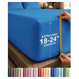CGK Linens Extra Deep King Fitted Sheet - Fitted S