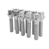 10Pc Zinc Rust Resistant M12x1.25 Conical Seat Lug