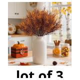 RAINFLOW Thanksgiving Artificial Fall Flowers - 4P
