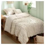Bedsure Tufted Boho Twin Comforter Set - Bedroom D