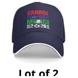 Cup26 Hats USA Canada Mexico 2026 Host Country Soc