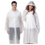 Cosowe Rain Ponchos for Adults Reusable, 2 Pcs Rai