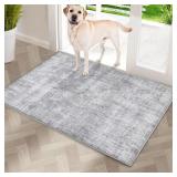 COMSLE Indoor Door Mat, Washable Front Door Mat fo