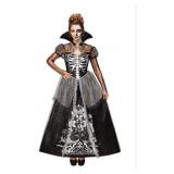 Skeleton Queen Costume Woman Large