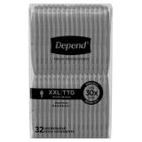 $183 DEPEND MAX Absorb Underwear Grey Male XXL TTG