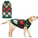 KOOLTAIL Large Dog Sweater, Cold Weather Dog Knitt