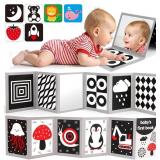 Black and White High Contrast Baby Books Flash Car